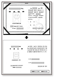 入国管理局へ提出するために日本語翻訳1