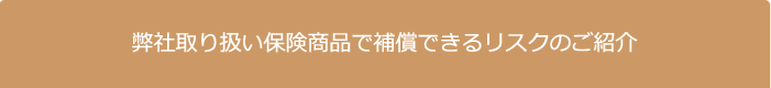 お取り扱い保険のご案内